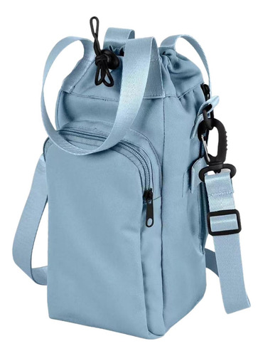 Bolsa De Cuerpo De Botella De Agua Portable Con Bolsas Azul