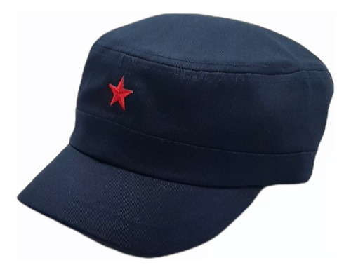 Gorra Che Militar Estrella Bordada Algodón Visera Corta Gaba