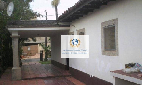 Imagem 2 de 30 de Casa Com 3 Dormitórios, 240 M² - Venda Por R$ 1.100.000,00 Ou Aluguel Por R$ 6.500,00/mês - Cidade Universitária - Campinas/sp - Ca1369