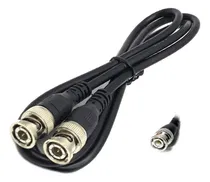 Comprar 2 Cables Patch Cord Bnc 1m Coaxial Cctv Dvr Camaras Balun
