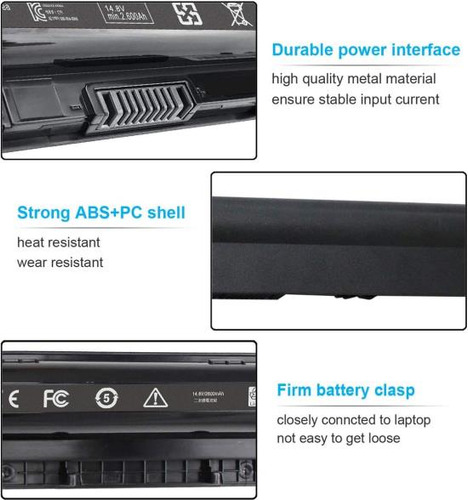 Batería 40wh M5y1k 14,8 V Para Dell Inspiron Serie P51f Negro
