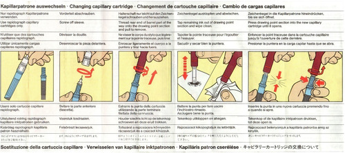 Imagen 7 de 8 de Estilógrafo Rotring Rapidograph .10