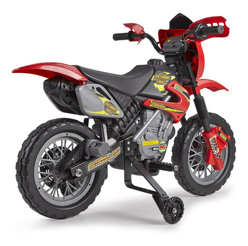 Moto Eléctrica Feber Motorbike Cross 6v Color Gris Oscuro