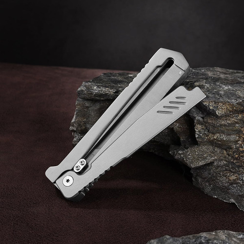 Cuchillo De Bolsillo 10moons D2 23.11 Cm Edc Gris