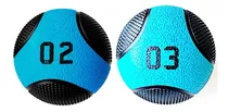 Comprar Kit Medicine Ball 2kg 3kg Bola Para Treino Funcional Pilates