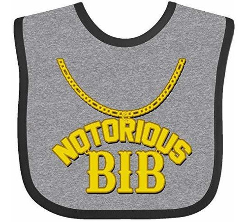 Baberos Para Bebé Inktastic Notorious Bib Baby Bib Heather A