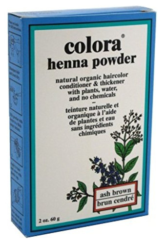 Colora Henna Polvo Pelo Color Ceniza 2oz (2unidades), Color