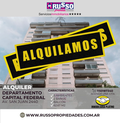 Alquiler Departamento Monserrat 3 Ambientes