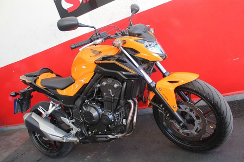 Imagem 2 de 11 de Honda Cb 500 F 500f Cb500f Abs 2019 Laranja