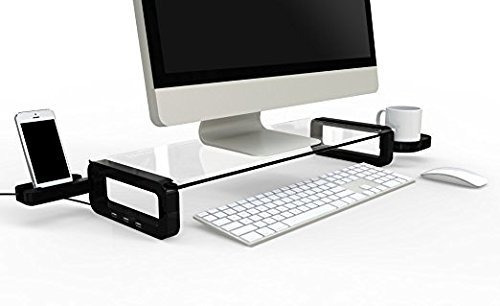 Soporte Monitor Con 3 Puertos Usb