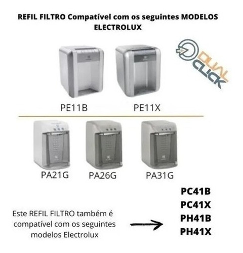 Imagem 2 de 6 de Refil Filtro Purificador Electrolux Pa21g, Pa26g, Pa31g