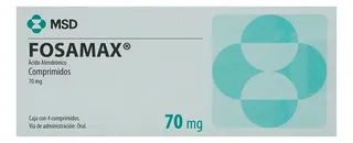 Fosamax 70mg Caja Con 4 Comprimidos
