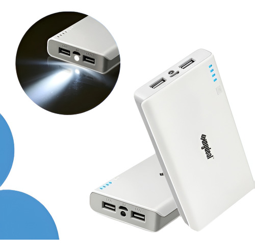 Externa 20000mah Banco De Potencia Pack 2 Portable Usb Carga