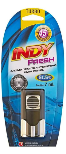 Aromatizante Automotivo Para Painel Indy Turbo Fresh 7ml