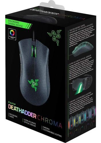 Razer Deathadder Chroma - Ratón Ergonómico Para Juegos Multi