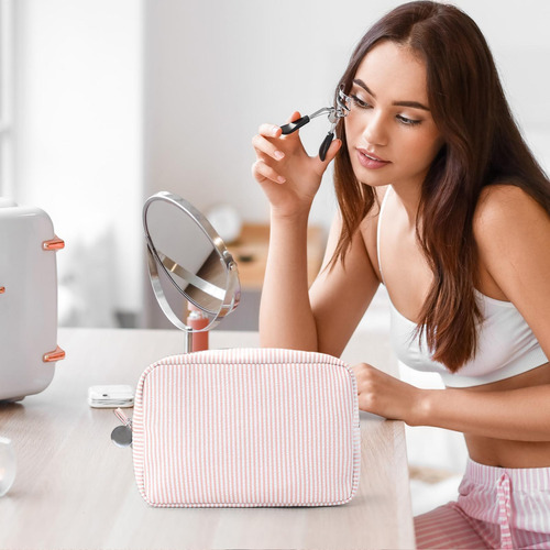Bolso De Maquillaje Multifuncional Neceser De Gran Capacidad