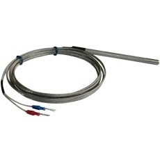 Sensor Pt100 Vaina Inoxidable 304 De 6.35x100mm + 1m Cable