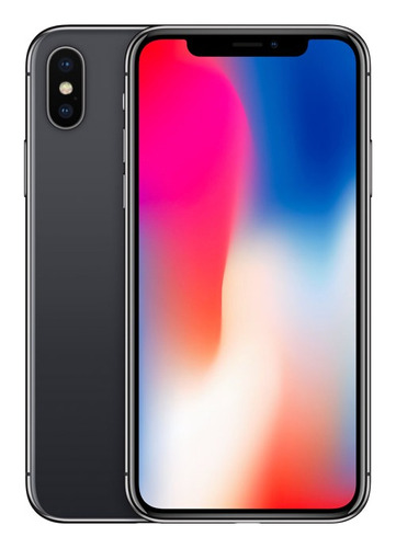 iPhone X, 64gb, Color Gris Espacial, Con Cargador Original