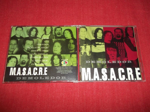 Masacre - Demoledor Rock Peruano Cd Peru Ed 2001 Mdisk