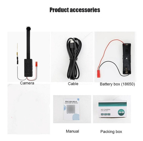 Mini Camara Espia Wifi Full Hd 1080p Para Android E iPhone
