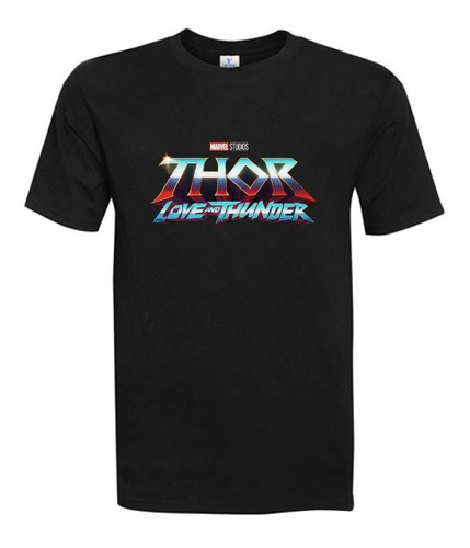 Polera Estampada Thor Love & Thunder Logo
