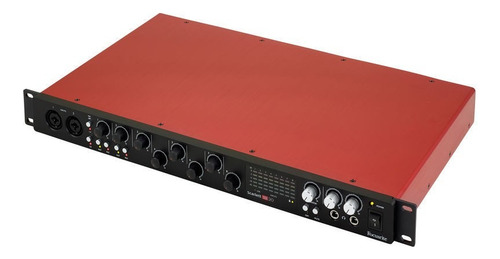 Interfaz de audio Focusrite Scarlett 18i20 220V roja 2.ª gen