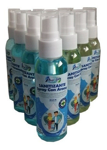 Sanitizante De Sales De Amonio Cuaternario 70 Ml Con 10 Pzs