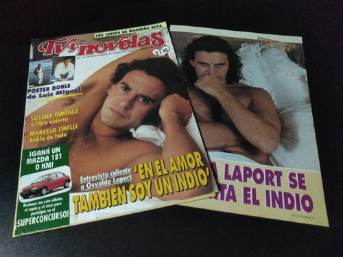 Osvaldo Laport * Tapa Y Nota Revista Tv Y Novelas 1 * 1994