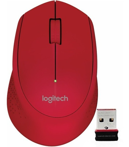 Imagen 1 de 3 de Mouse Inalámbrico Logitech  M280 Rojo Wireless