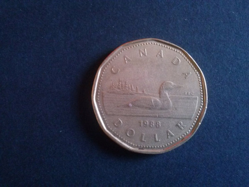 Imagen 1 de 2 de Moneda Canadá Dollar Bronce 1988 (ca03)