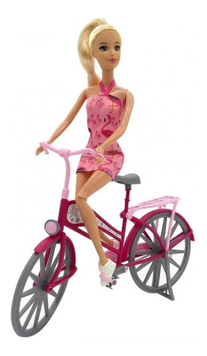 Muñeca Kiara Y Su Bicicleta $nm