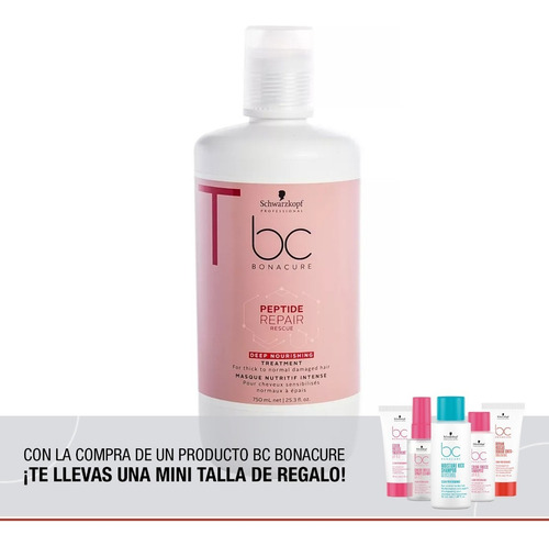 Schwarzkopf Repair Rescue Baño De Crema Gruesos 3c 