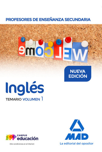 Pes Ingles Temario Volumen 1 - Estefani Tarifa, Jose Luis