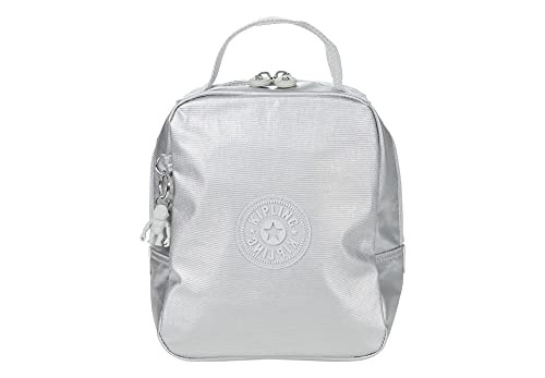 Bolso De Almuerzo Aislado De Lila, Plata Brillante, Njvjm