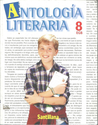 Antología Literaria 8 Egb _ Santillana