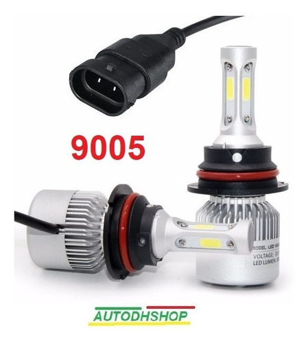 Kit De Luz Led 9005 3 Caras Para Faros Conector 9005
