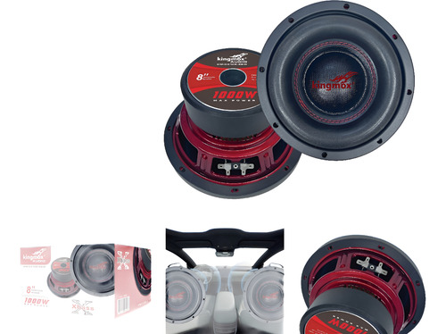 Subwooer De 8pulg 1000w Negro