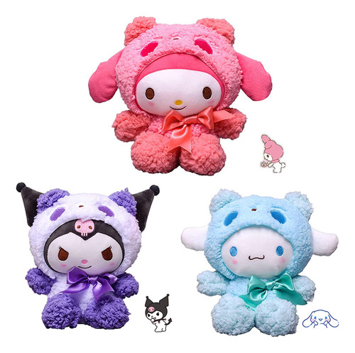 Muñecos De Peluche My Melody Kuroumi Cinnamon Para Fanáticos