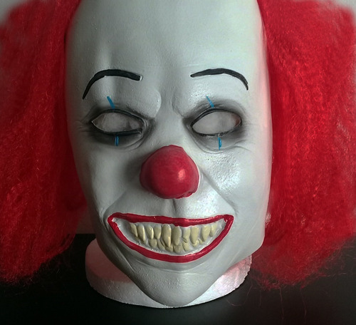 Mascara Latex Terror Payaso It Asesino Clown  Hallowen Clown
