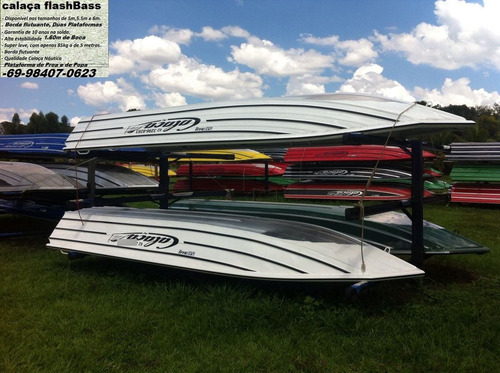 Barco De Alumínio Calaça Mod Flash Bass 600 De 6 Metros