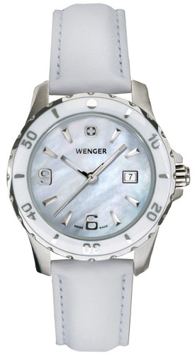 Reloj Wenger Swiss Victorinox Modelo Safiro Madreperla Madre