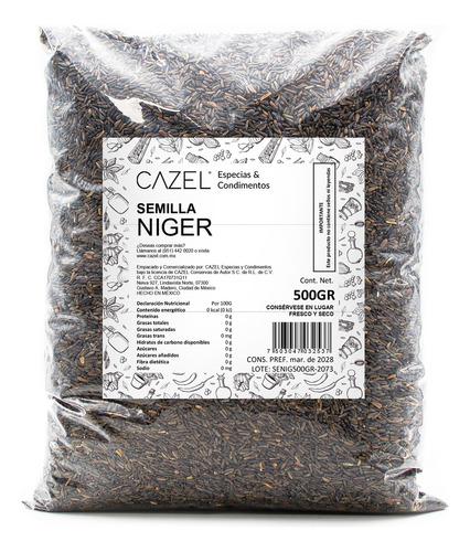 Semilla De Niger Premium Oaxaca 500g