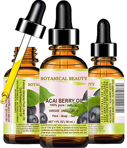 Aceite De Acai 100% Puro Y Natural Para Rostro, Piel, Cabell