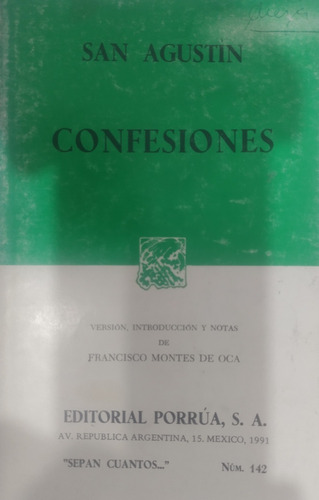 San Agustín Confesiones / Versión Francisco Montes De Oca#33