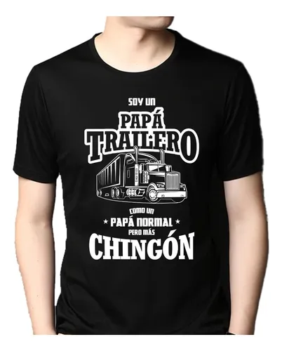 Playera Black D a Del Padre Trailero Profesi n Regalo Cuotas sin