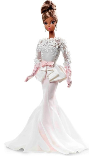 Barbie Coleccionista Moda Modelo Colección Vestido De Noche
