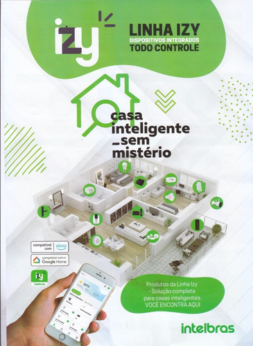 Câmera De Segurança Externa Izy Smart Izc 1005 Intelbras Branco