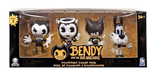 Pack 4 Figuras Serie 1 Bendy And The Ink Machine