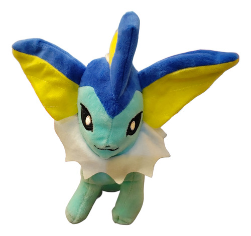 Peluche Vaporeon Evolución Eevee Animé Azul Claro Pokemon Azul Claro
