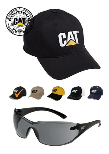 Gorra + Gafas Caterpillar Originales Promoción Lentes Set